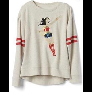 Girls super woman sweater